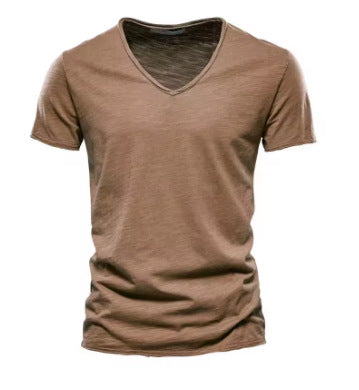 Round Neck Short Sleeve Casual T-shirt
