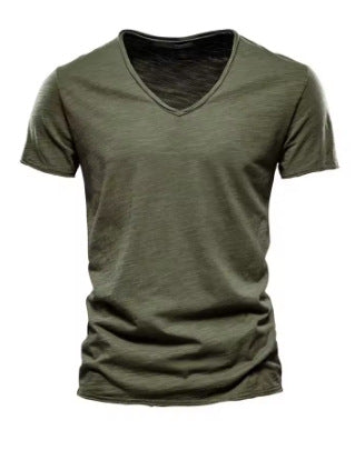 Round Neck Short Sleeve Casual T-shirt