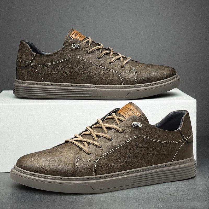 Veyra Paris™ | MARVAN – Leather sneakers with an elegant and timeless style