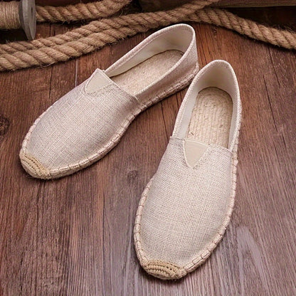 Veyra Paris™ | LORENZO – Espadrilles Homme en Toile Premium