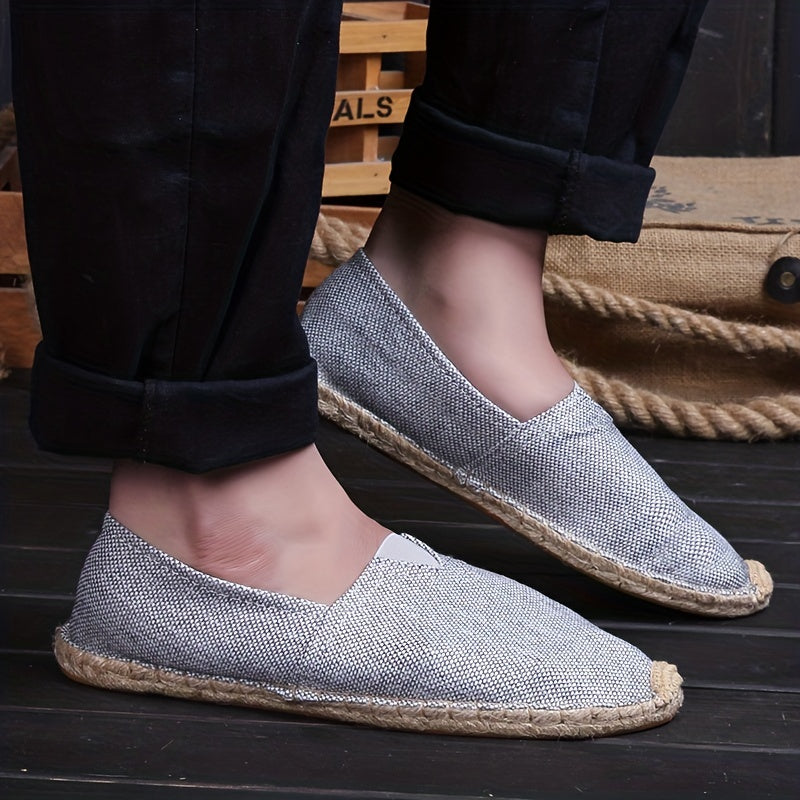 Veyra Paris™ | LORENZO – Espadrilles Homme en Toile Premium