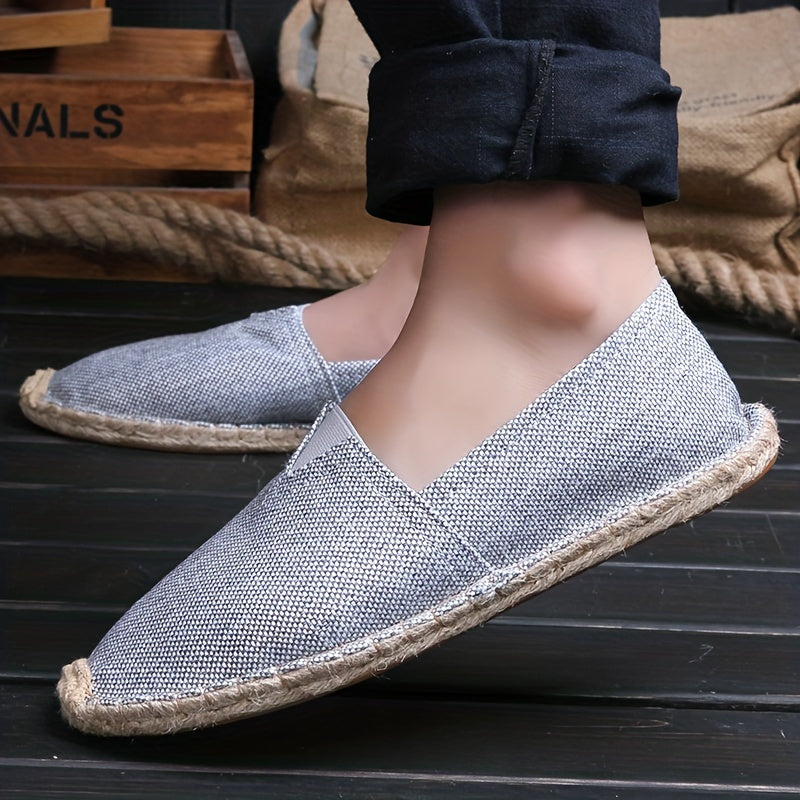 Veyra Paris™ | LORENZO – Espadrilles Homme en Toile Premium