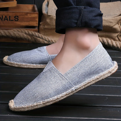 Veyra Paris™ | LORENZO – Espadrilles Homme en Toile Premium