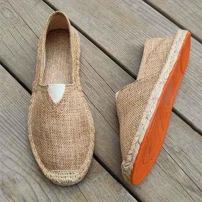 Veyra Paris™ | LORENZO – Espadrilles Homme en Toile Premium