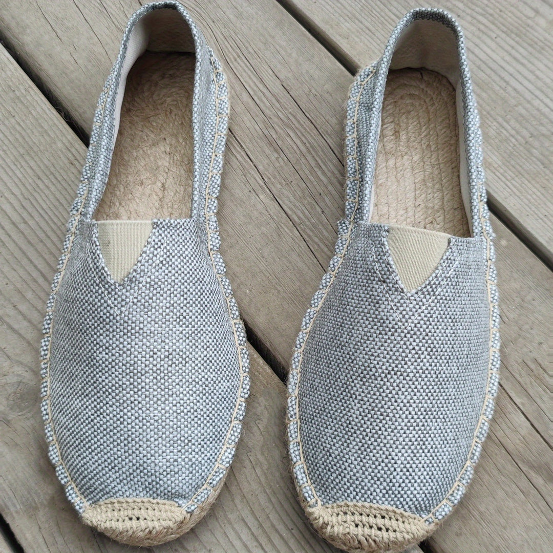 Veyra Paris™ | LORENZO – Espadrilles Homme en Toile Premium
