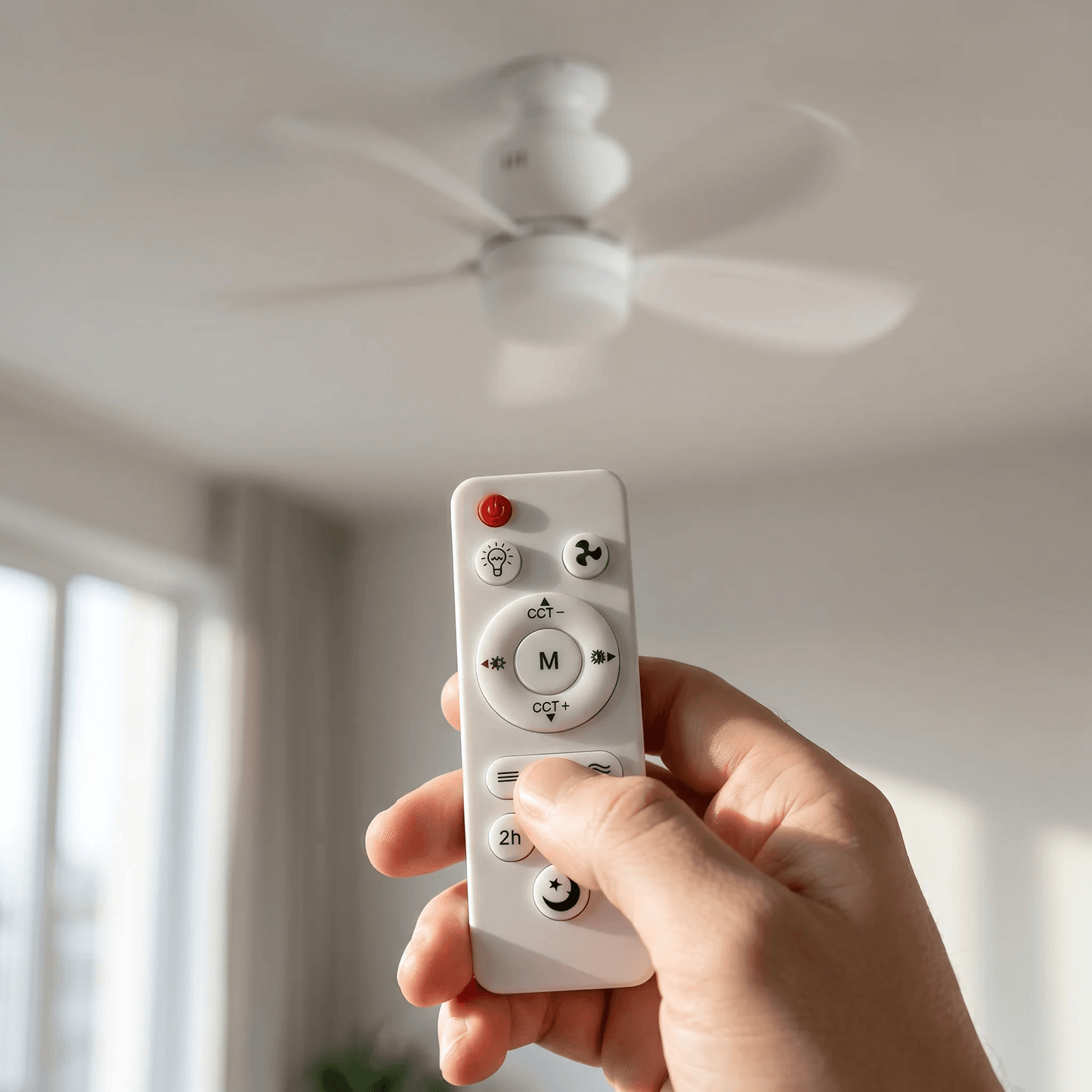KMO V40™ | Ventilateur de Plafond avec LED Silencieux avec Télécommande