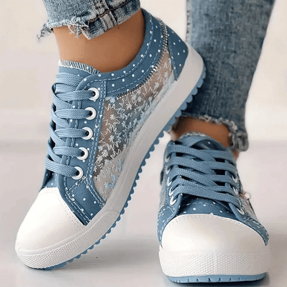 Veyra Paris™ | Élise – Baskets raffinées avec motifs floraux
