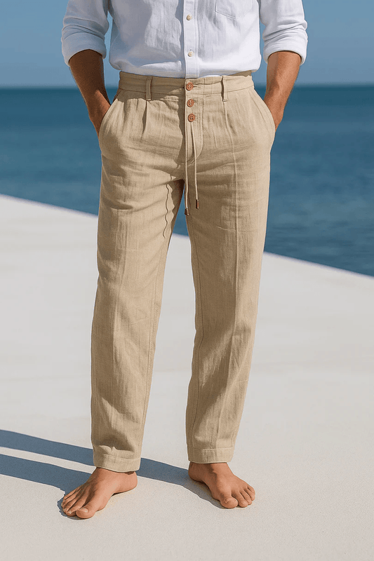 Veyra Paris™ | ADRIAN – Premium Linen Summer Trousers