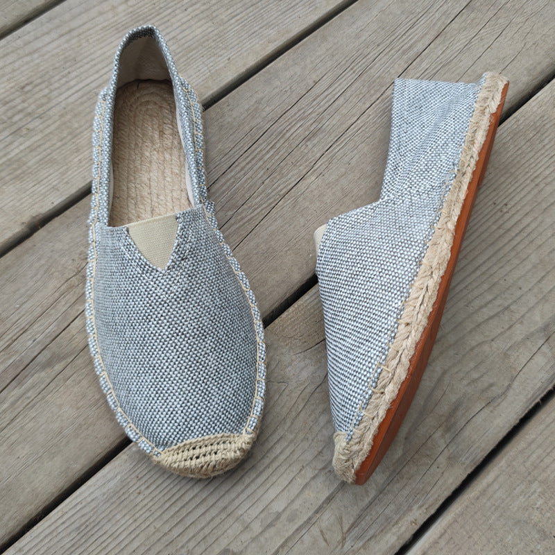 Veyra Paris™ | LORENZO – Espadrilles Homme en Toile Premium