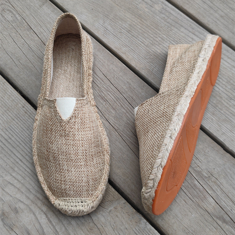 Veyra Paris™ | LORENZO – Espadrilles Homme en Toile Premium