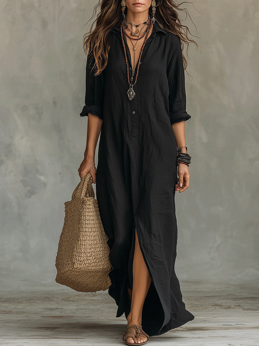 Women'S Casual Split Dress