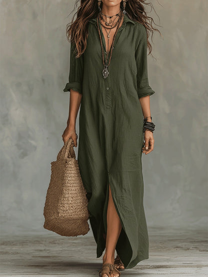 Women'S Casual Split Dress
