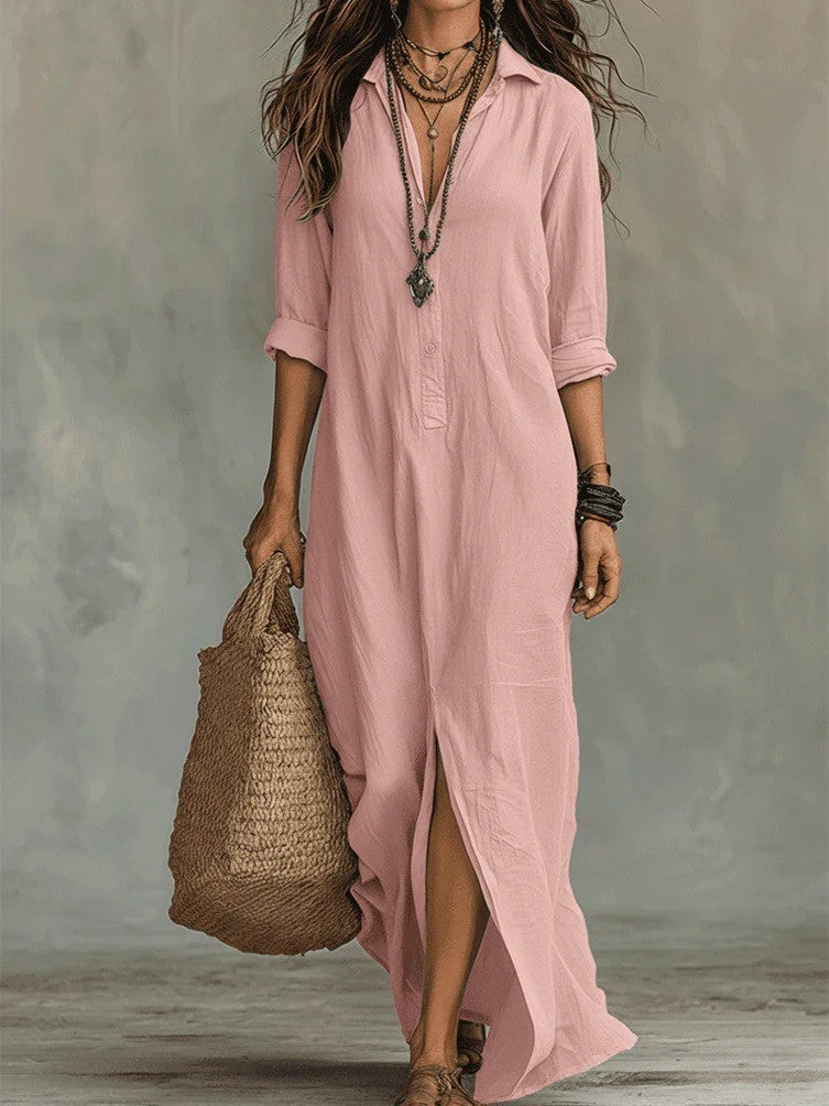 Women'S Casual Split Dress