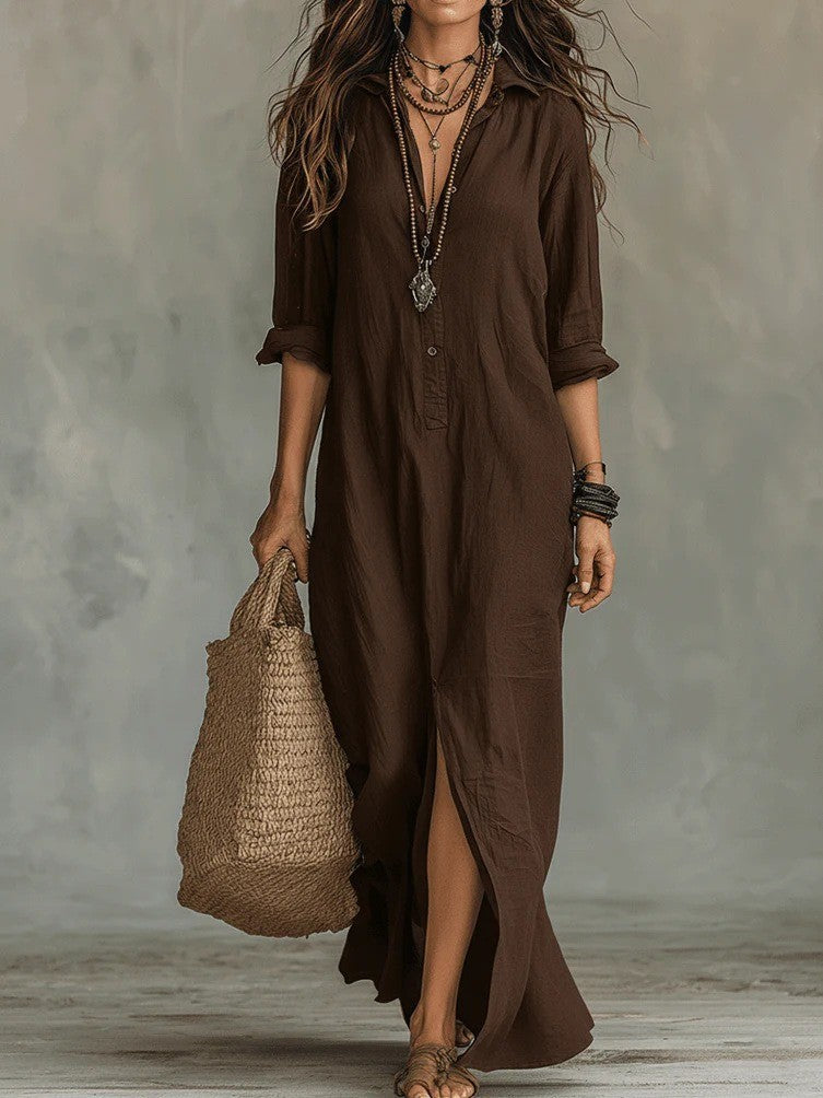 Women'S Casual Split Dress