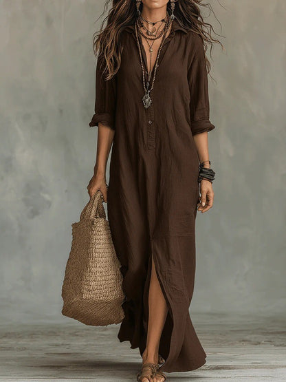 Women'S Casual Split Dress