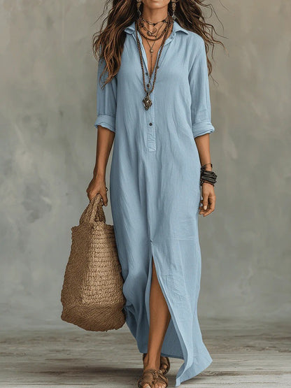 Women'S Casual Split Dress