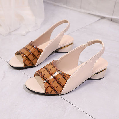 Women'S Thick-Heeled Sandals