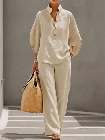 Women’S Casual Shirt Set
