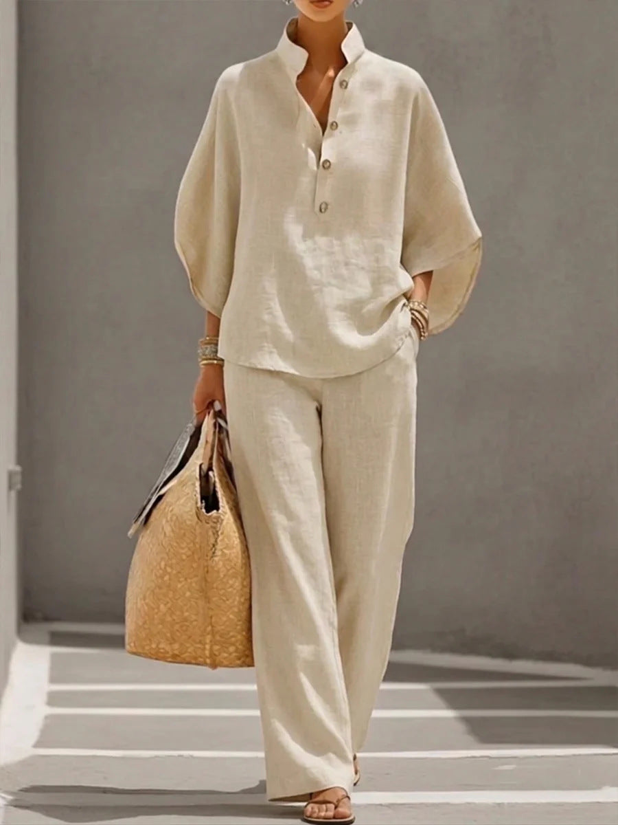 Women’S Casual Shirt Set