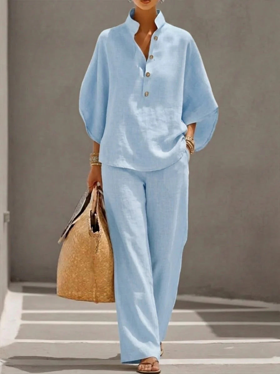 Women’S Casual Shirt Set