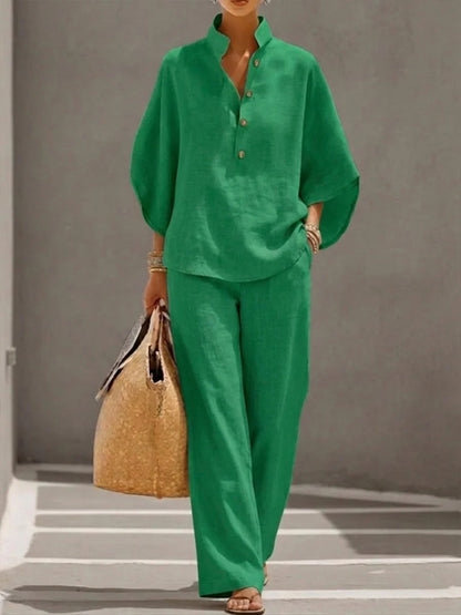 Women’S Casual Shirt Set