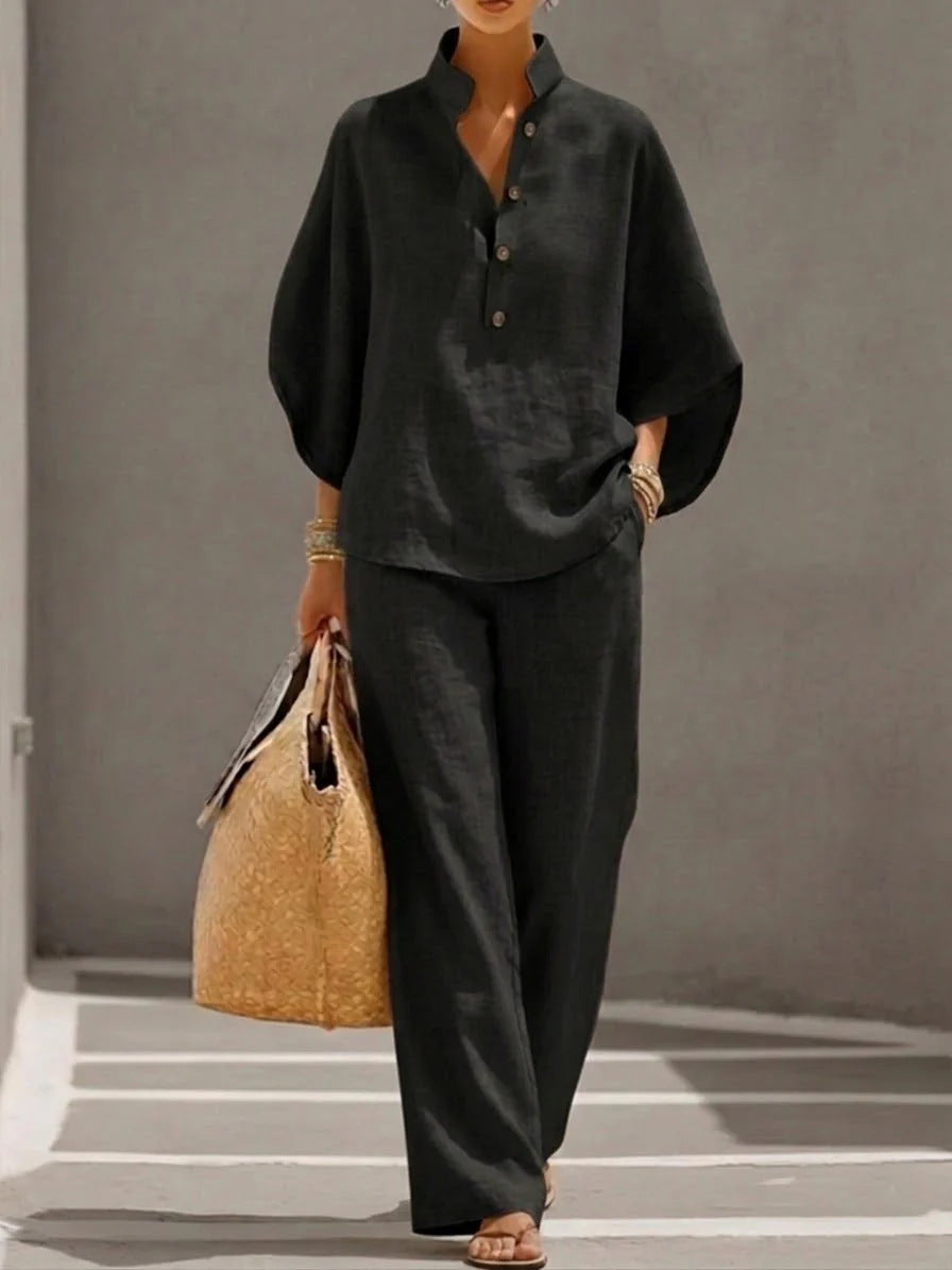 Women’S Casual Shirt Set
