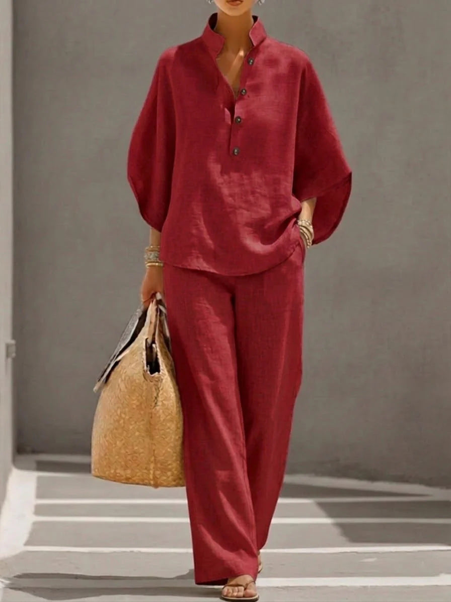 Women’S Casual Shirt Set
