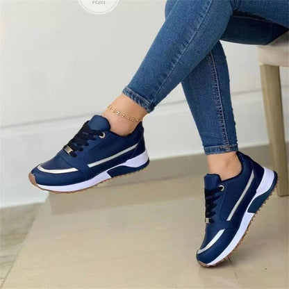 Veyra Paris™ | LÉVIA – Baskets à plateforme au style décontracté et élégant
