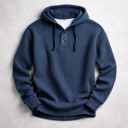 Veyra Paris™ | VELAN – Textured hoodie with a refined casual style