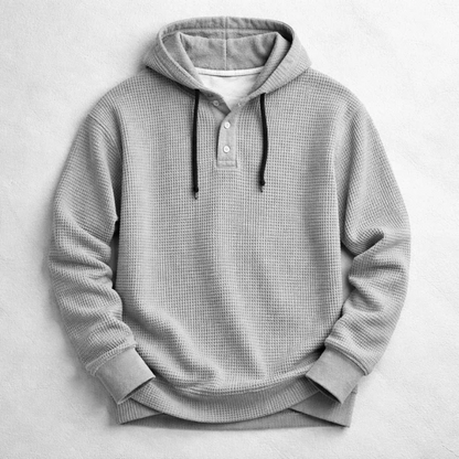 Veyra Paris™ | VELAN – Textured hoodie with a refined casual style