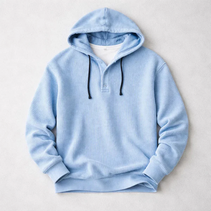 Veyra Paris™ | VELAN – Textured hoodie with a refined casual style