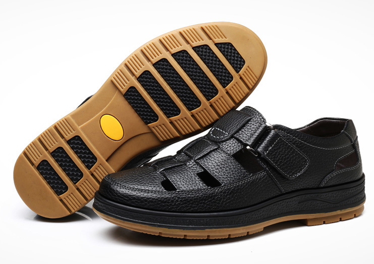 Veyra Paris™ | KAEL – Men's Genuine Leather Fisherman Sandals.